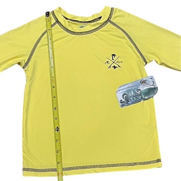 Quad Seven Kids Yellow Rashguard - Picture 7 of 8